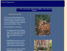 Tablet Screenshot of bostondispatches.com